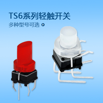 帶燈輕觸開關(guān)TS6系列